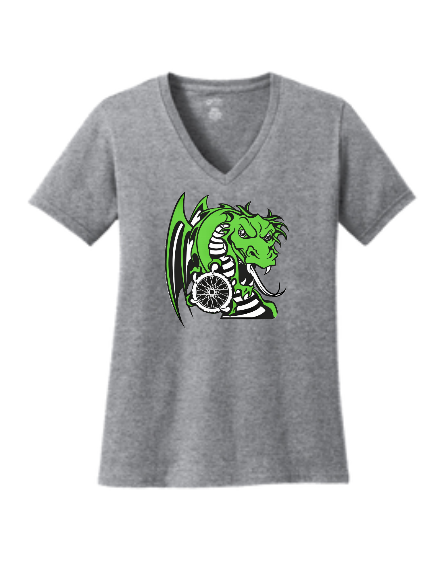 Lake Orion Cycling Dragon Women's Fan Favorite V-Neck Tee
