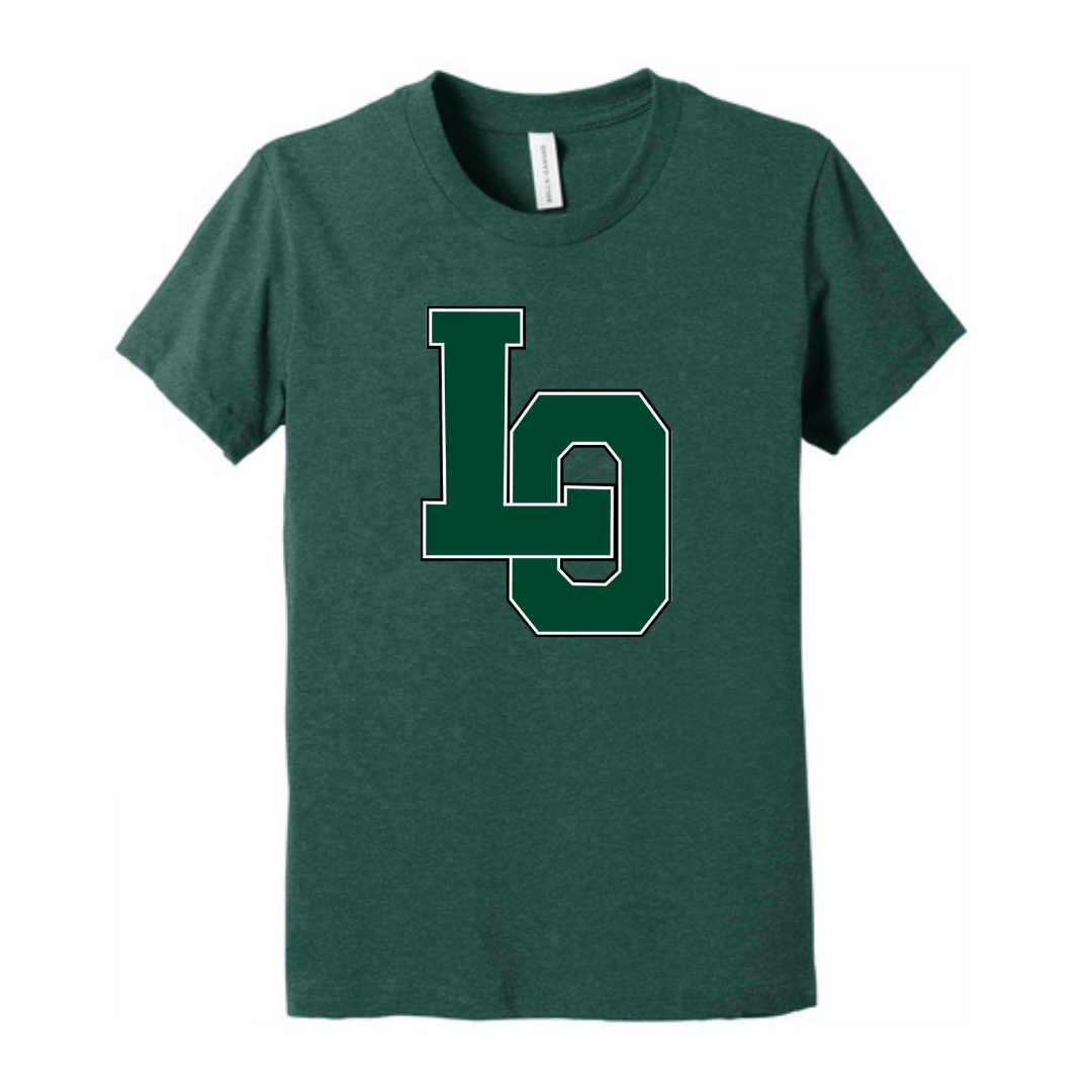 LO BELLA+CANVAS® Youth Heather CVC Tee - Lacrosse