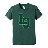 LO BELLA+CANVAS® Youth Heather CVC Tee - Lacrosse