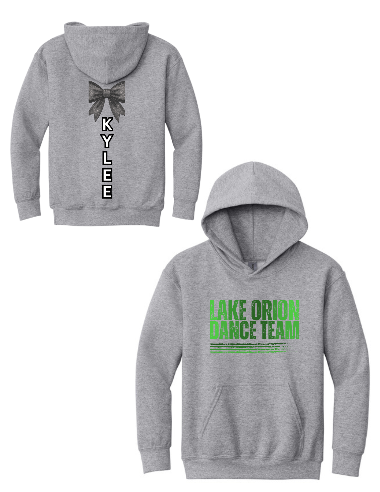 Ombre LO Dance Team Youth Heavy Blend Hooded Sweatshirt
