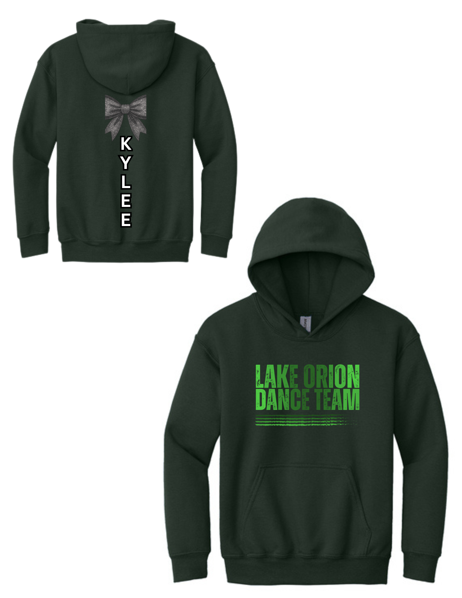 Ombre LO Dance Team Youth Heavy Blend Hooded Sweatshirt