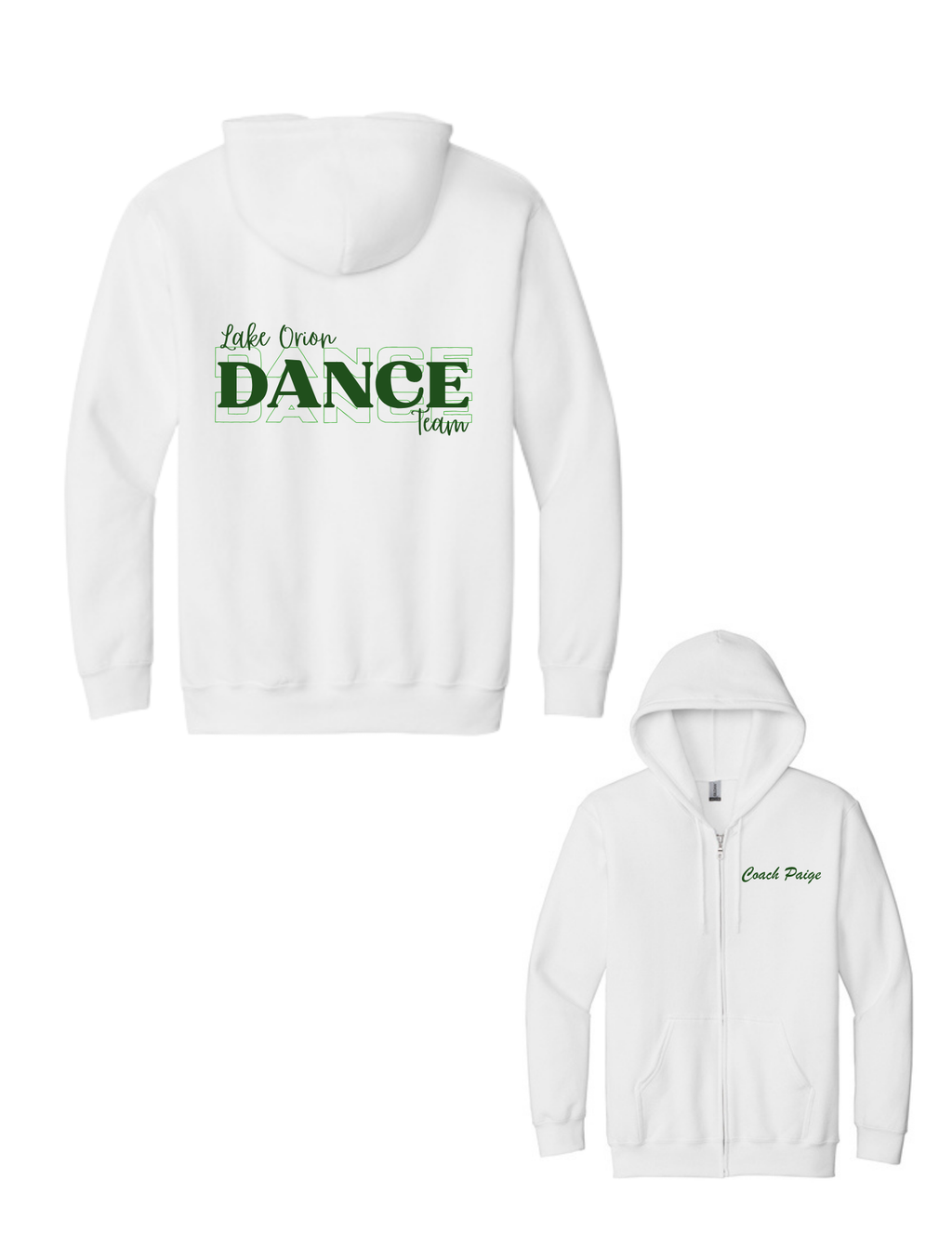 Shadowed Dance Heavy Blend Full Zip Hooded Sweatshirt