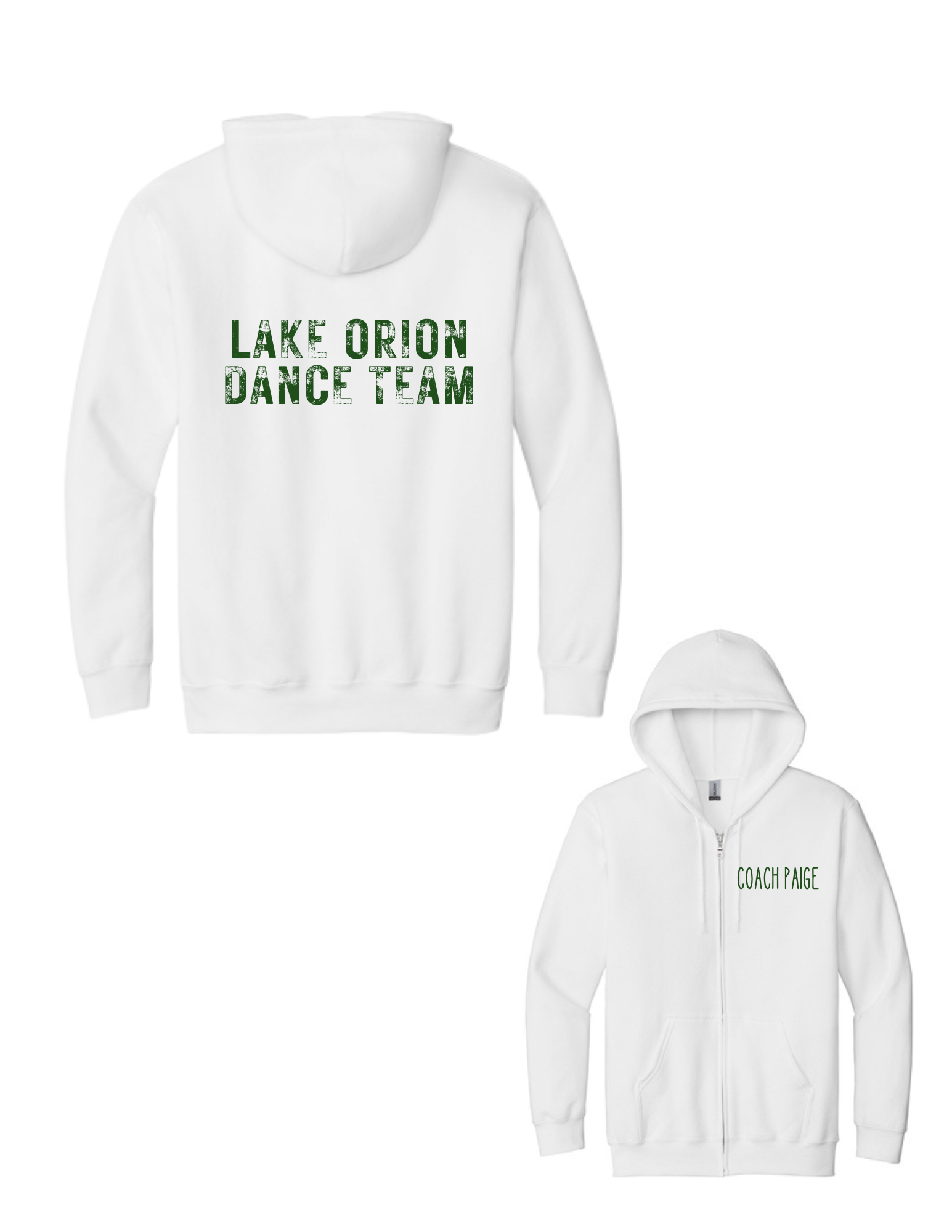 COACH LO Dance Heavy Blend Full Zip Hooded Sweatshirt