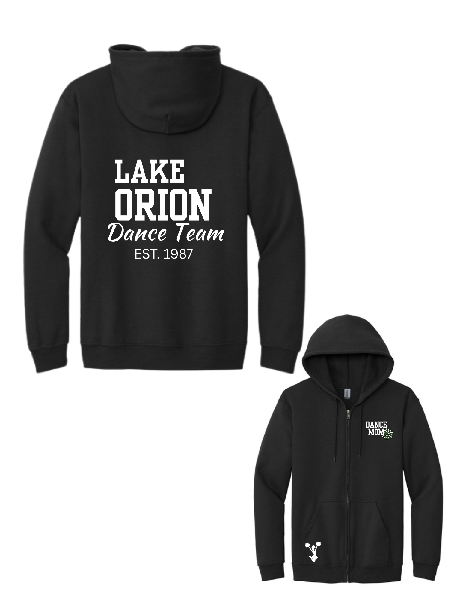 EST 1987 Dance Heavy Blend Full Zip Hooded Sweatshirt