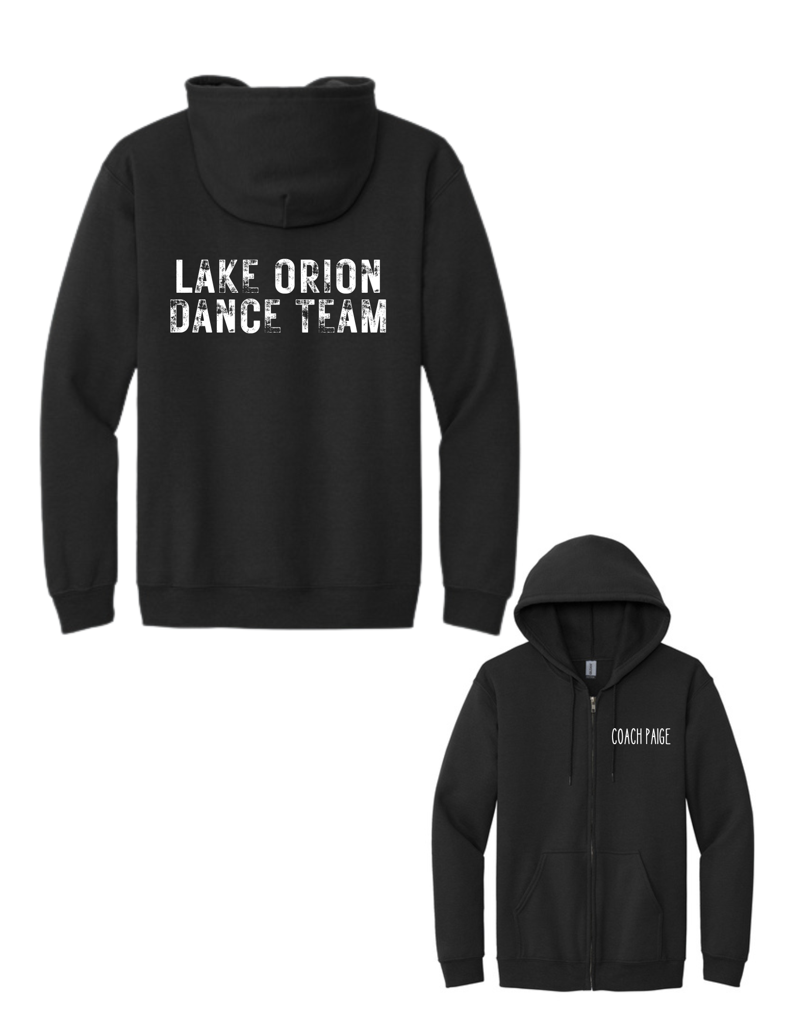 COACH LO Dance Heavy Blend Full Zip Hooded Sweatshirt