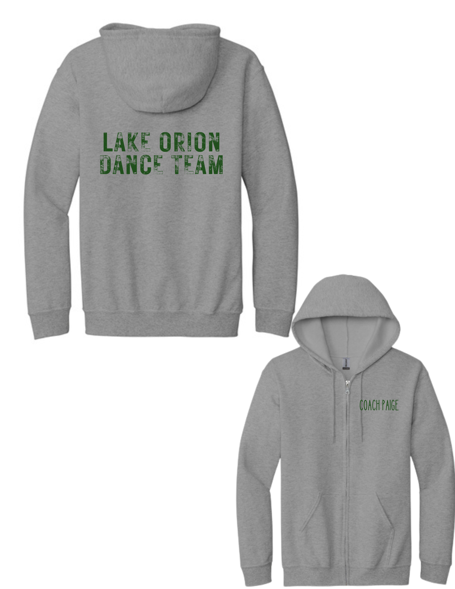 COACH LO Dance Heavy Blend Full Zip Hooded Sweatshirt