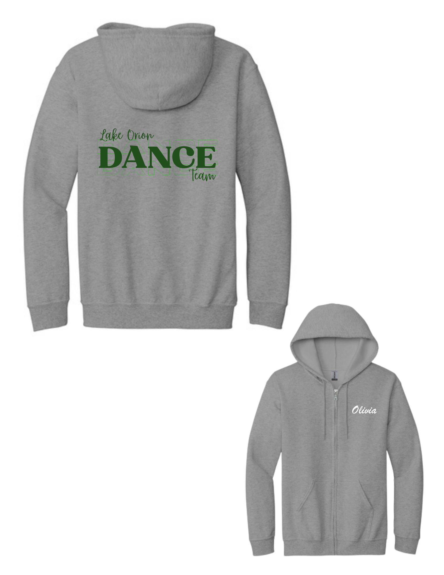 Shadowed Dance Heavy Blend Full Zip Hooded Sweatshirt