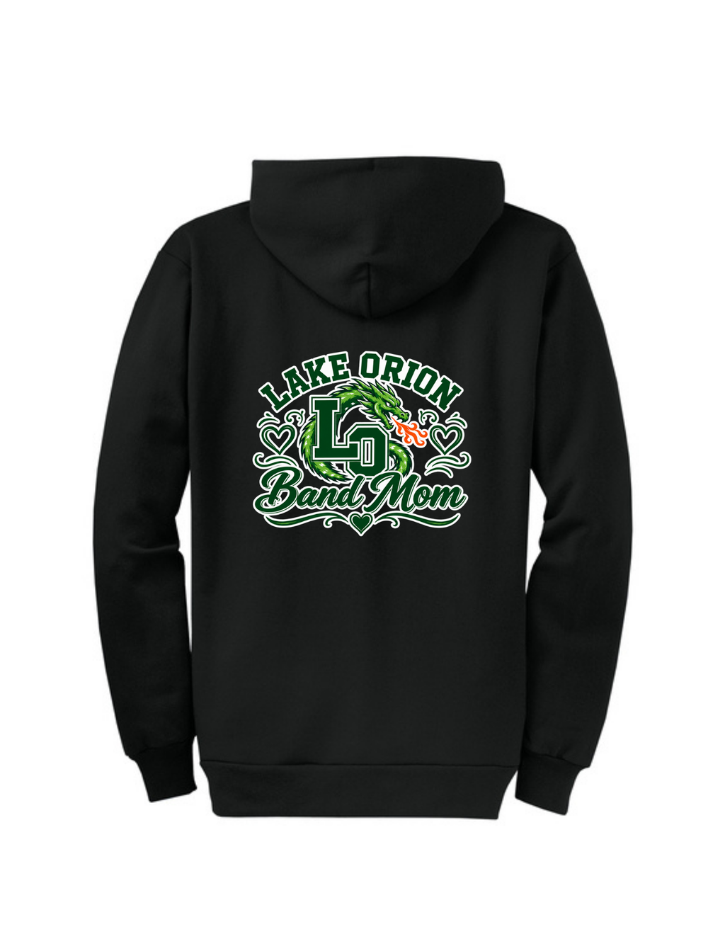 LO Band Mom Core Fleece Full-Zip Hooded Sweatshirt