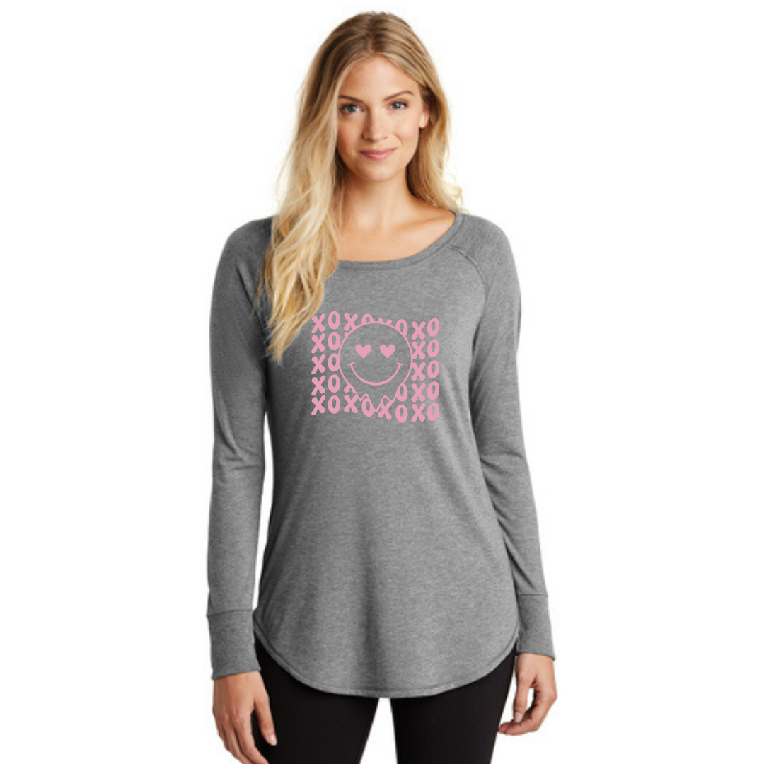 XOXO Women’s Perfect Tri ® Long Sleeve Tunic Tee