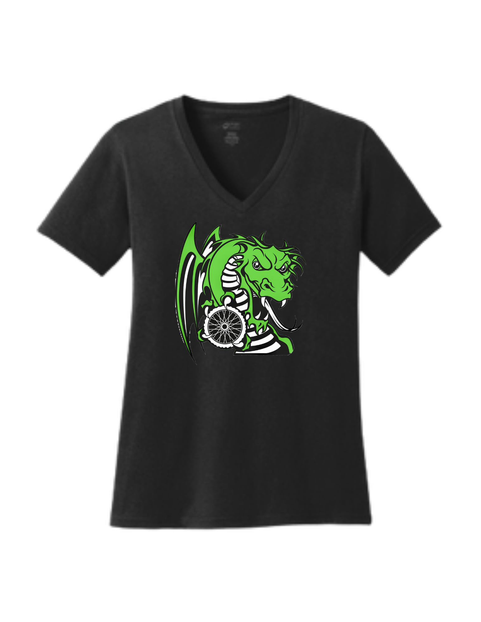 Lake Orion Cycling Dragon Women's Fan Favorite V-Neck Tee