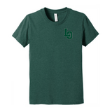 LO BELLA+CANVAS® Youth Heather CVC Tee - Lacrosse