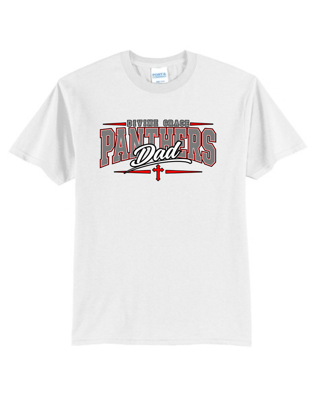 Divine Grace Panthers Dad Core Blend Tee