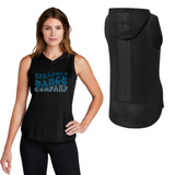 BDC Ladies PosiCharge ® Tri-Blend Wicking Draft Hoodie Tank