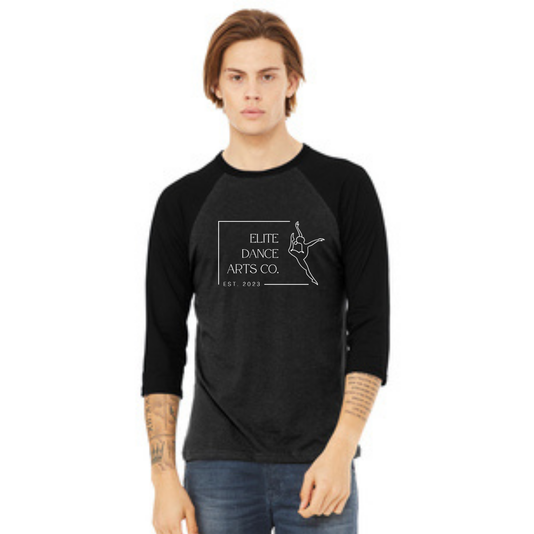 Elite Dance Unisex 3/4-Sleeve Baseball Tee Nationals 2025