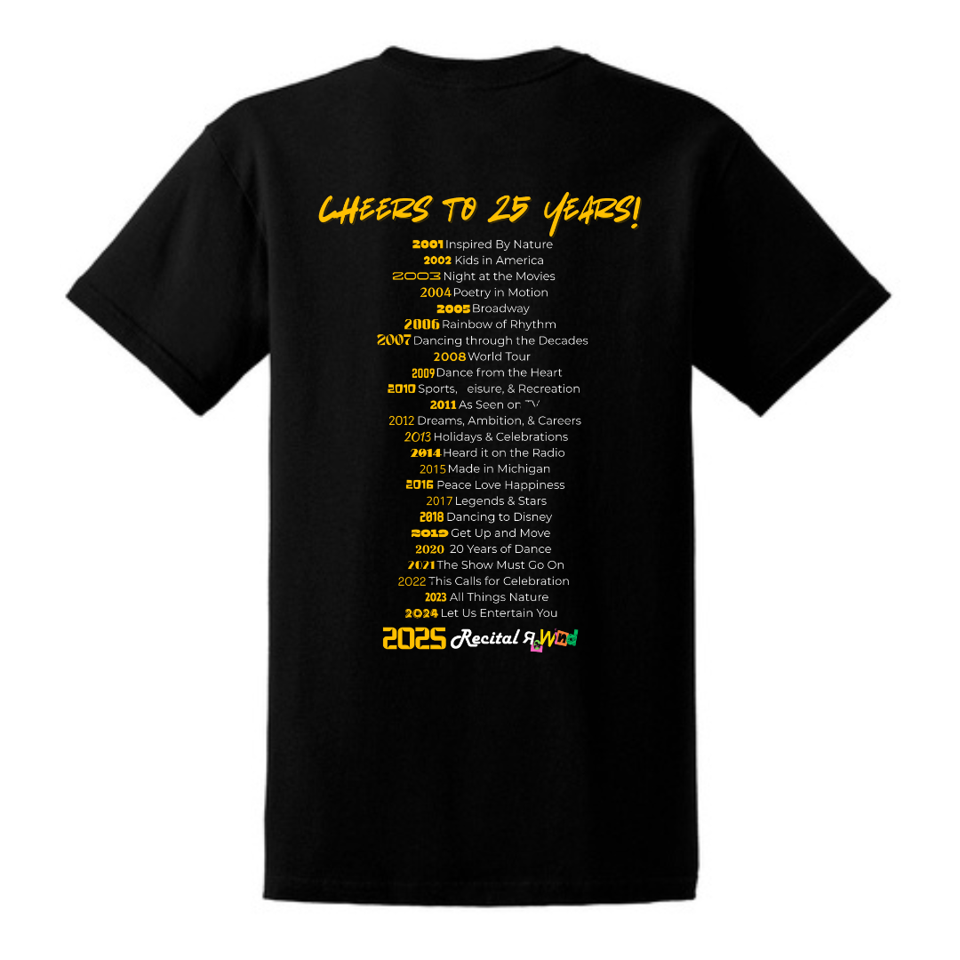 Spotlight 25th Anniversary T-Shirt 2025