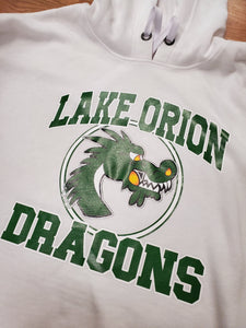 Lake Orion Ladies PosiCharge ® Tri-Blend Wicking Fleece Crop Hooded Pullover