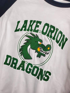 Lake Orion Dragons Adult Baseball T-Shirt