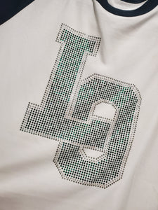 Rhinestone LO Adult Baseball T-Shirt