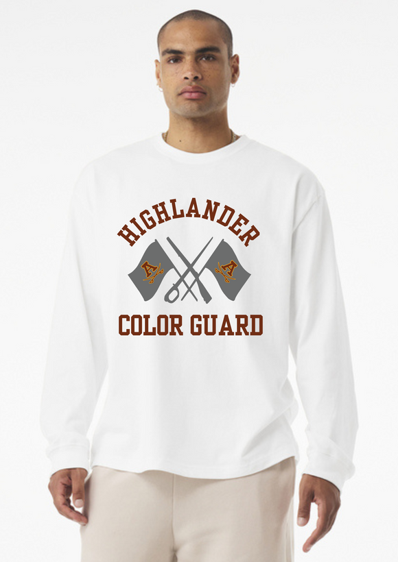 Adams Color Guard BELLA+CANVAS® Unisex 7.5-Ounce Heavyweight Long Sleeve Tee