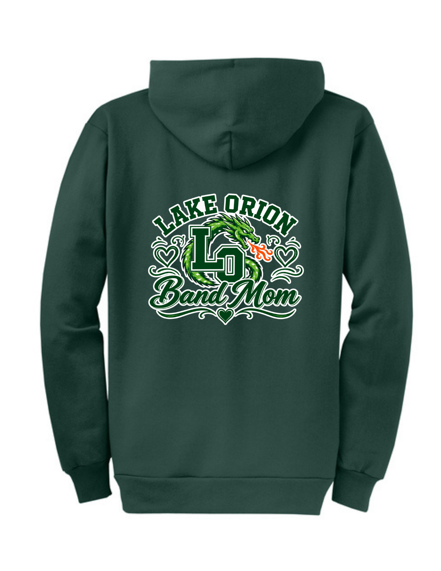 LO Band Mom Core Fleece Full-Zip Hooded Sweatshirt