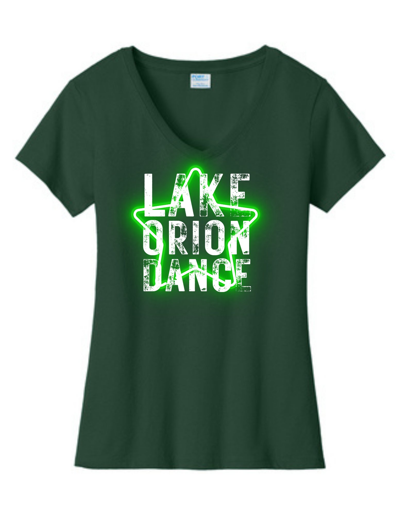 Neon LO Dance Ladies Short Sleeve Fan Favorite V-Neck T