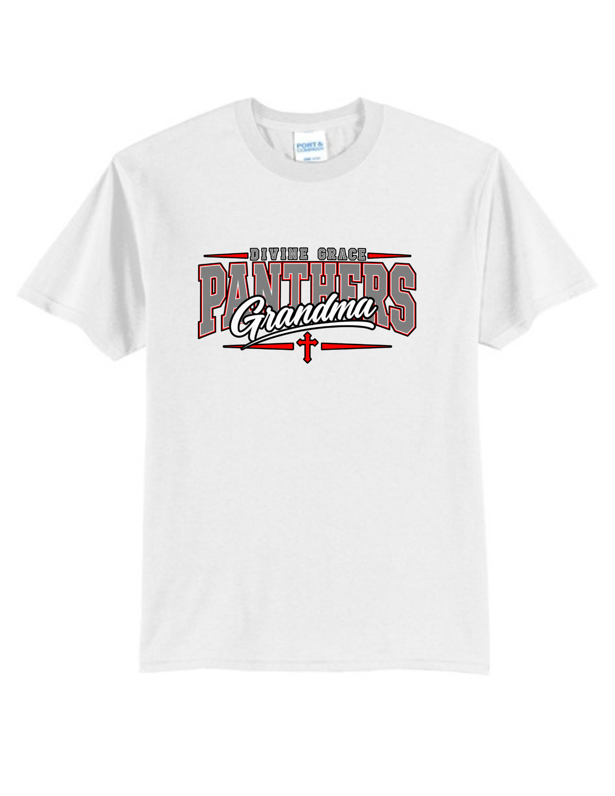 Divine Grace Panthers Grandma Core Blend Tee