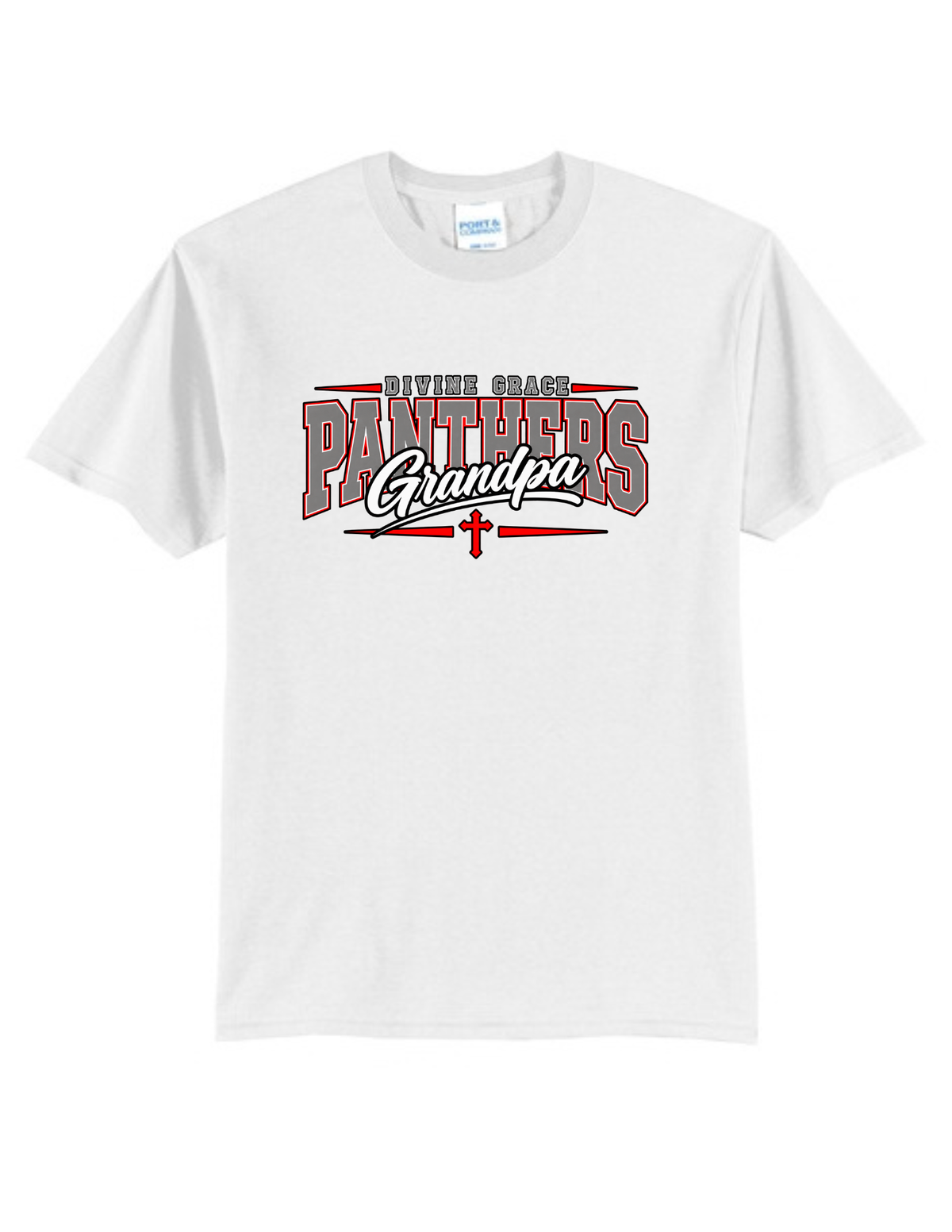 Divine Grace Panthers Grandpa Core Blend Tee