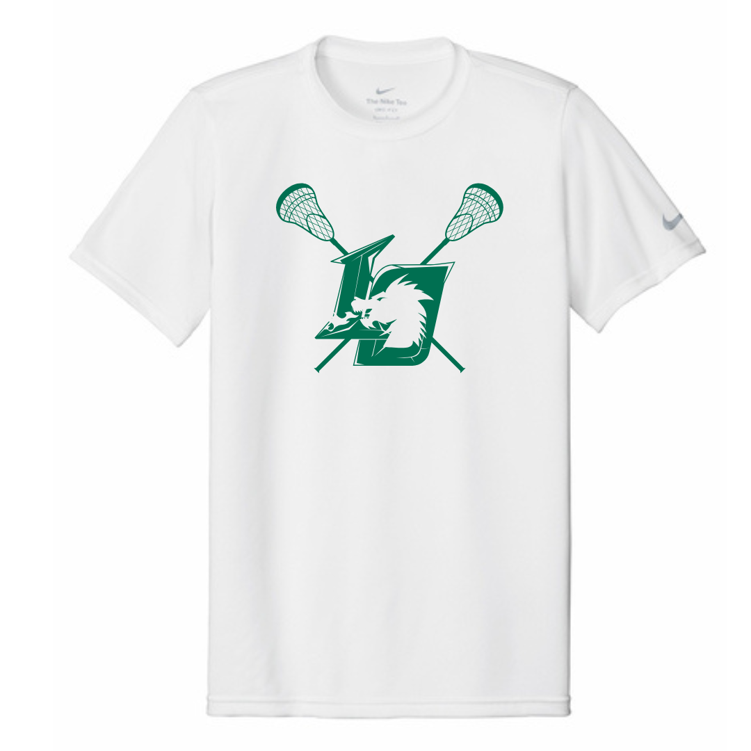 Lake Orion Dragons Lacrosse Nike Swoosh Sleeve rLegend Tee