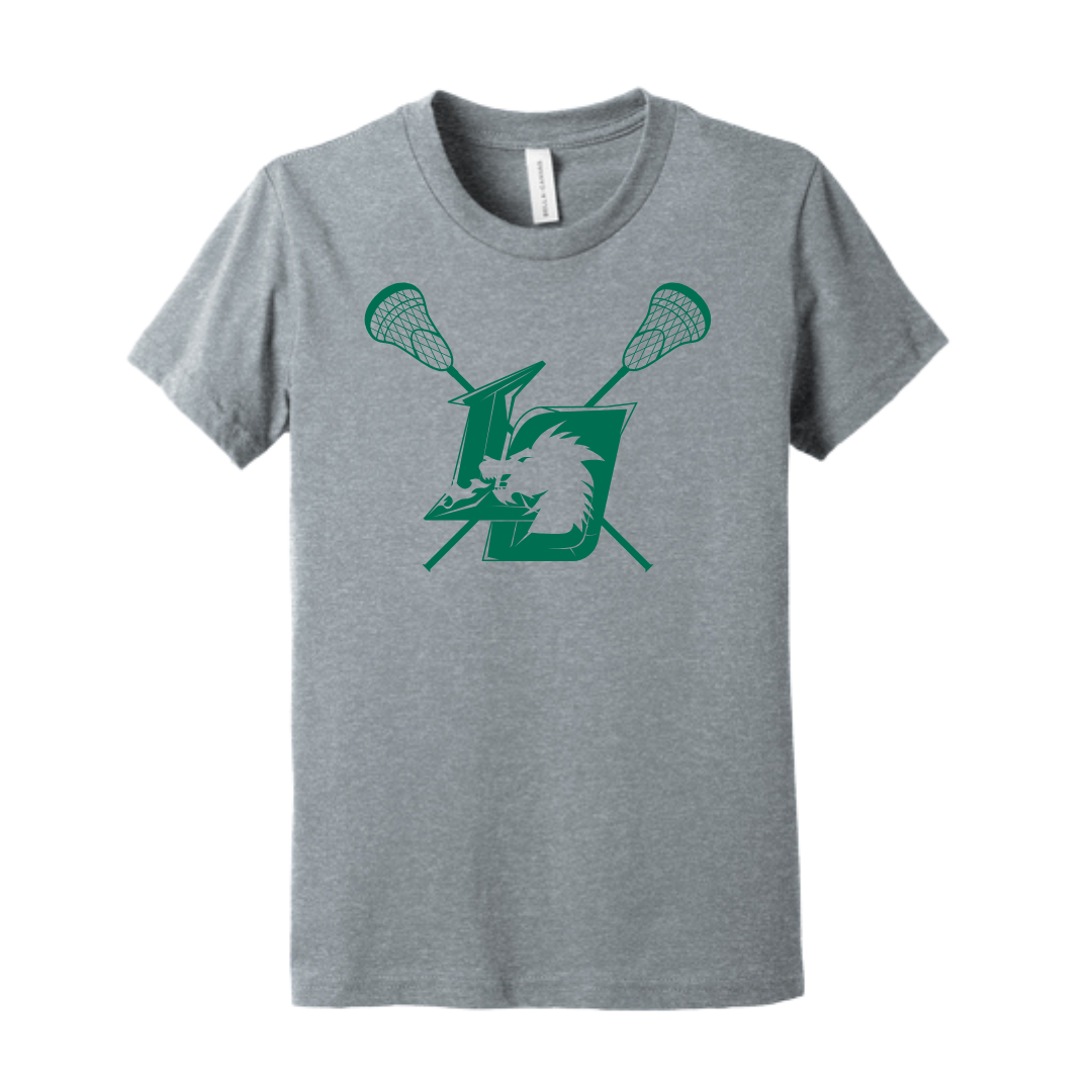 Lake Orion Dragons Lacrosse BELLA+CANVAS® Youth Heather CVC Tee