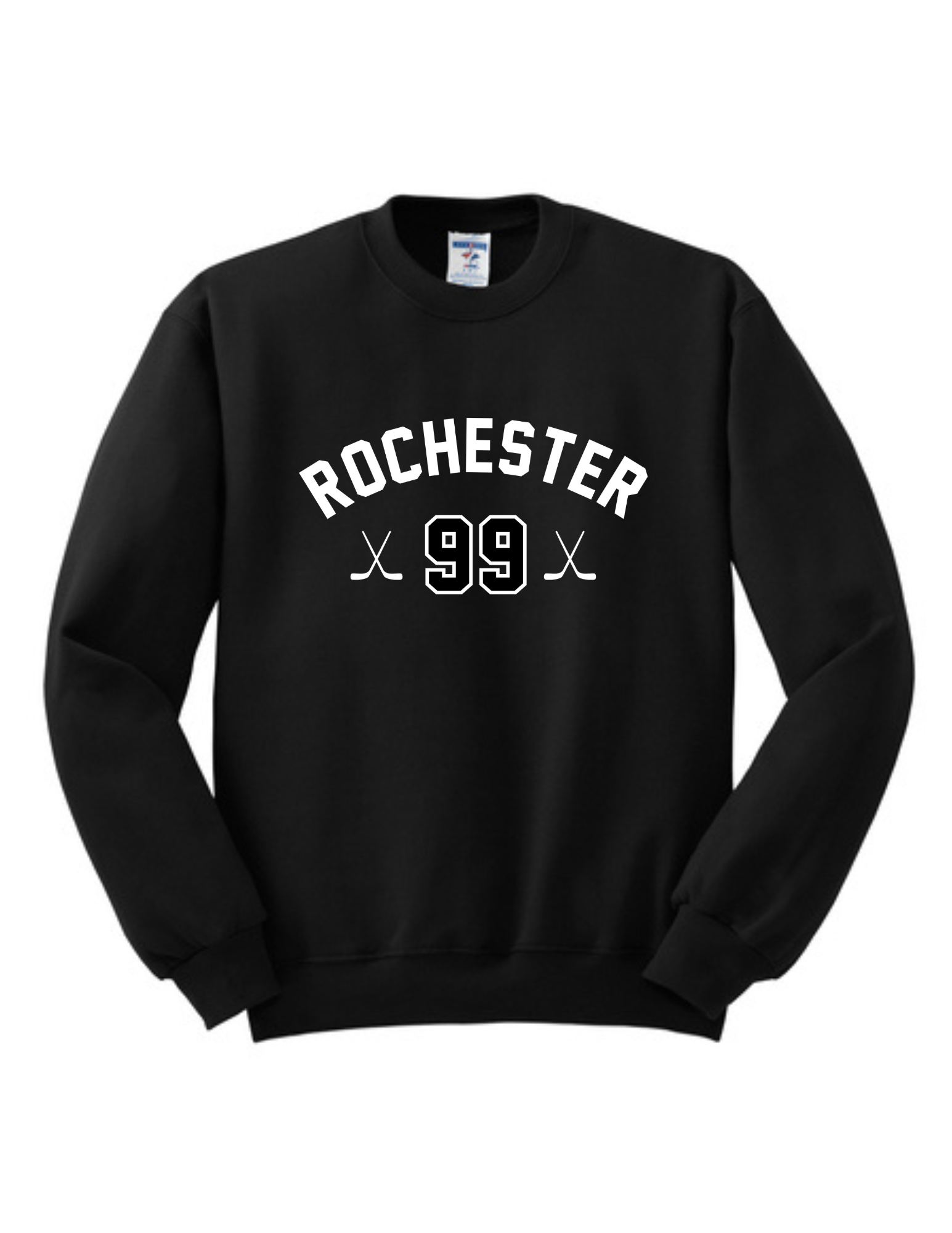 Rochester Raptors PUFF Embroidery NuBlend® Crewneck Sweatshirt