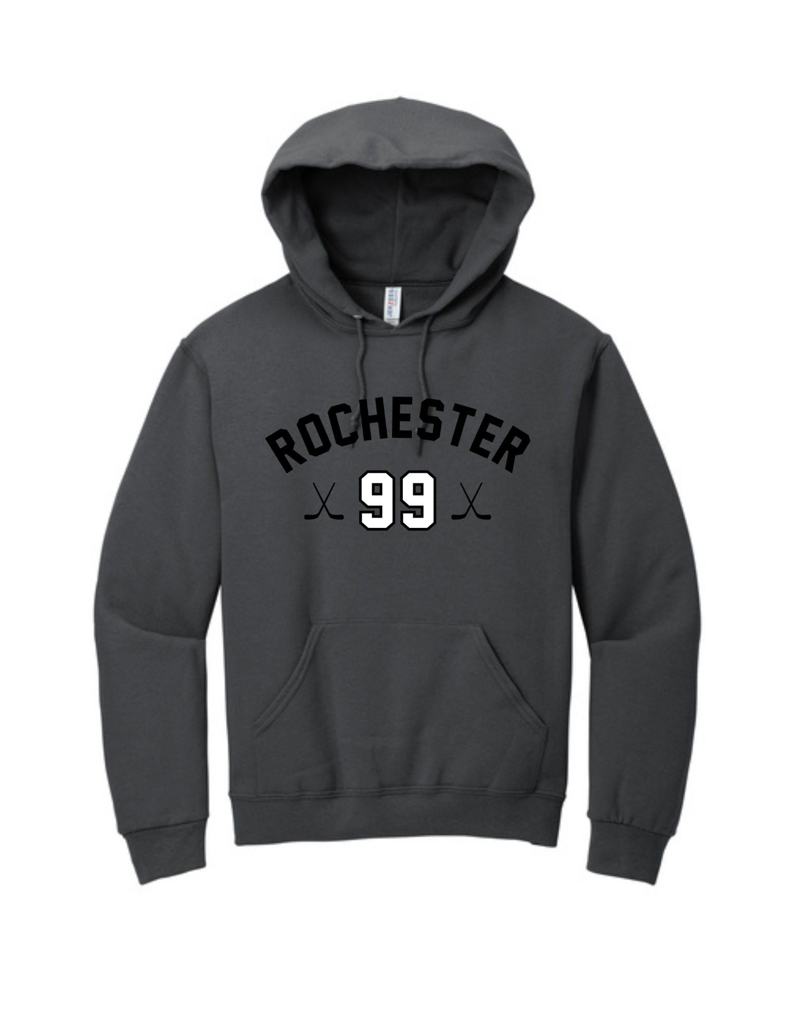 Rochester Raptors PUFF Embroidery NuBlend® Pullover Hooded Sweatshirt