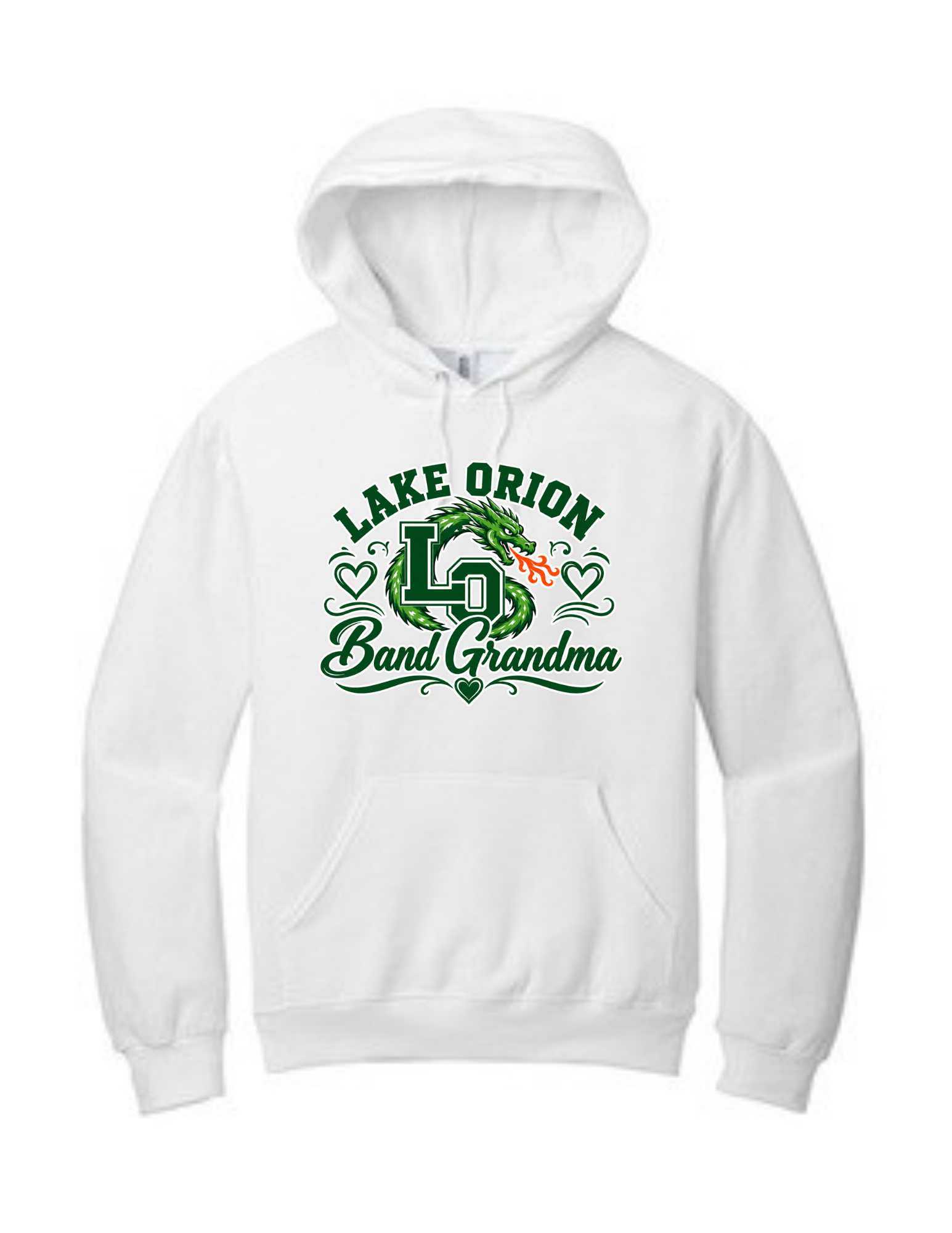 LO Band Grandma Jerzees® NuBlend® Pullover Hooded Sweatshirt