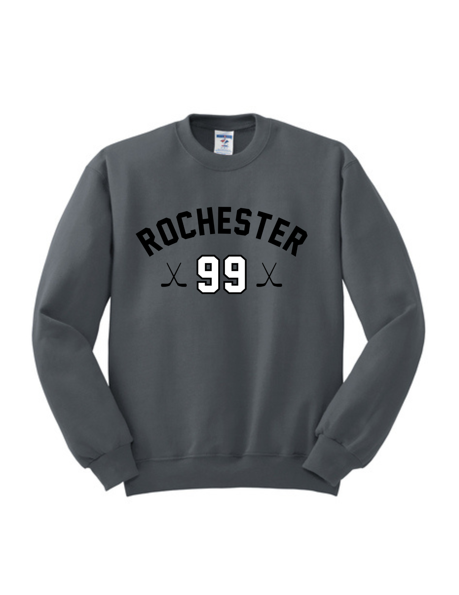 Rochester Raptors PUFF Embroidery NuBlend® Crewneck Sweatshirt