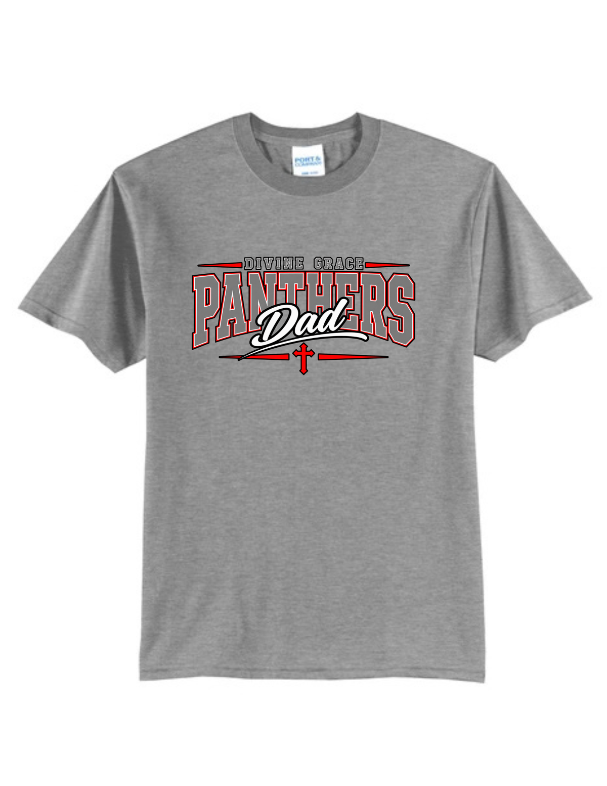 Divine Grace Panthers Dad Core Blend Tee