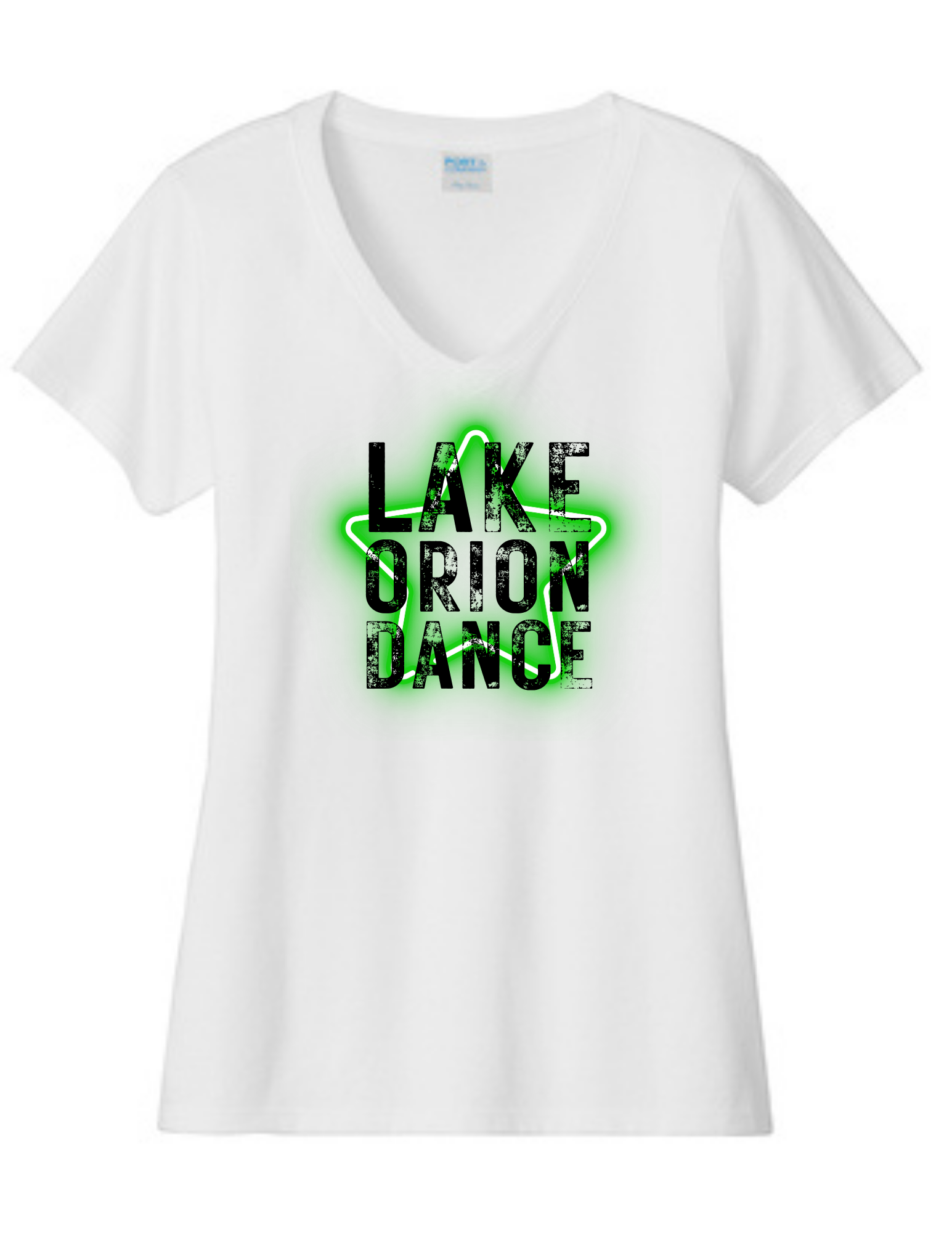 Neon LO Dance Ladies Short Sleeve Fan Favorite V-Neck T