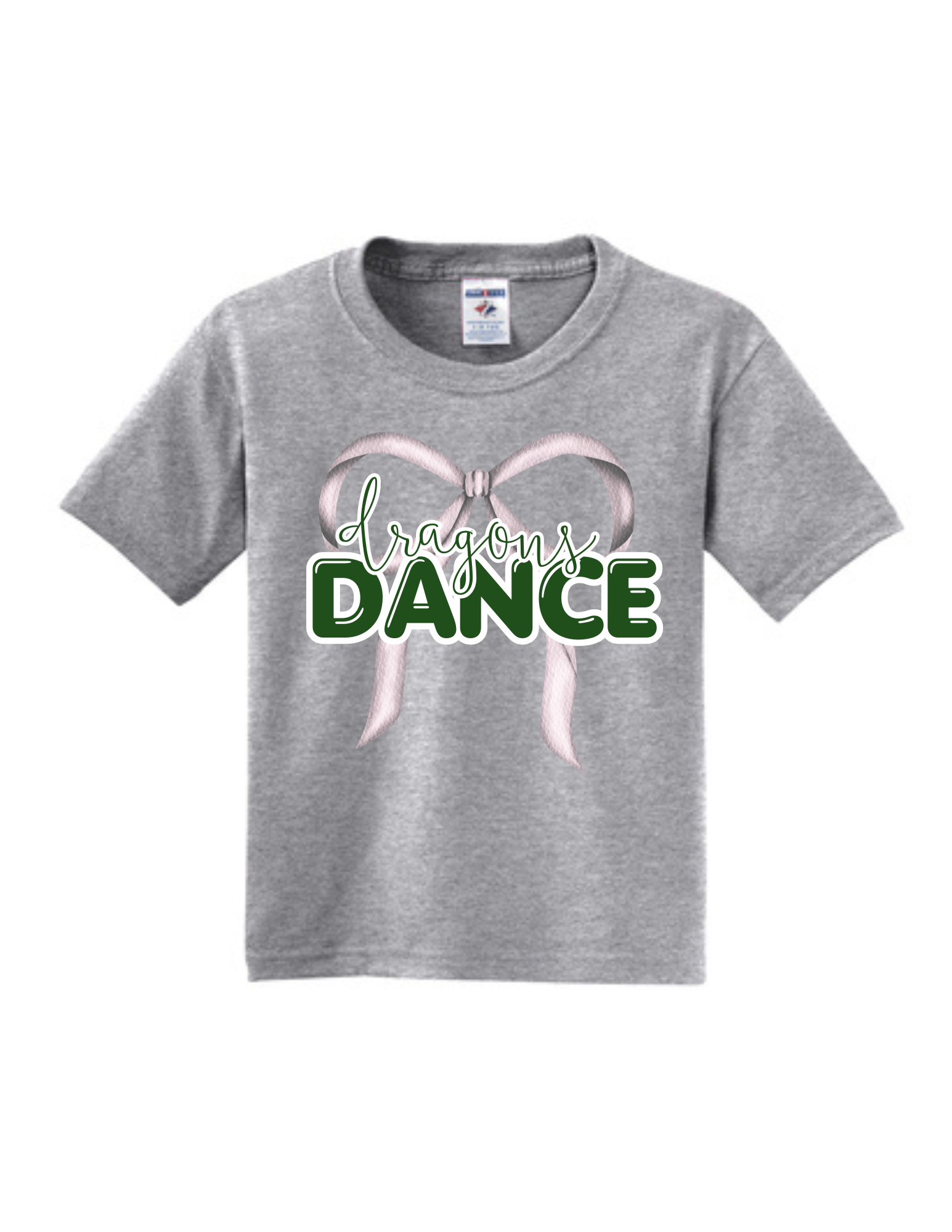Glitter Ribbon Dance Team Youth Dri-Power T-Shirt
