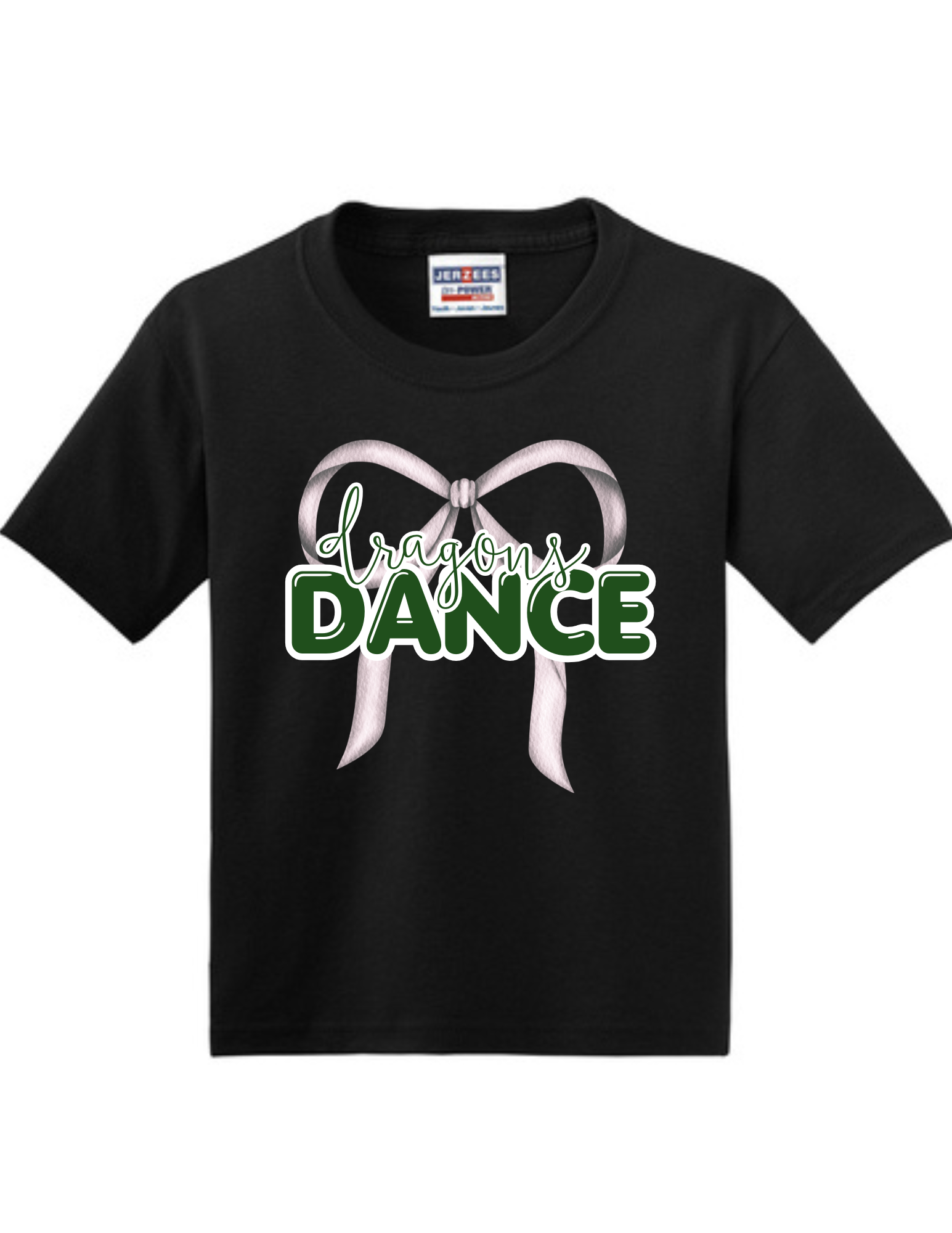 Glitter Ribbon Dance Team Youth Dri-Power T-Shirt