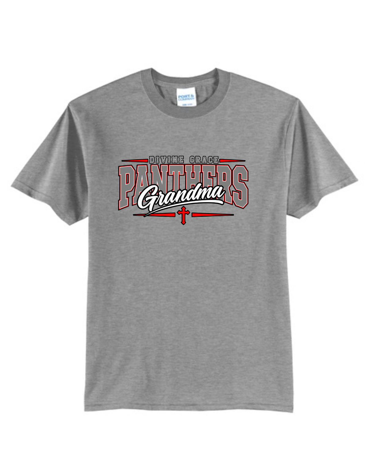 Divine Grace Panthers Grandma Core Blend Tee