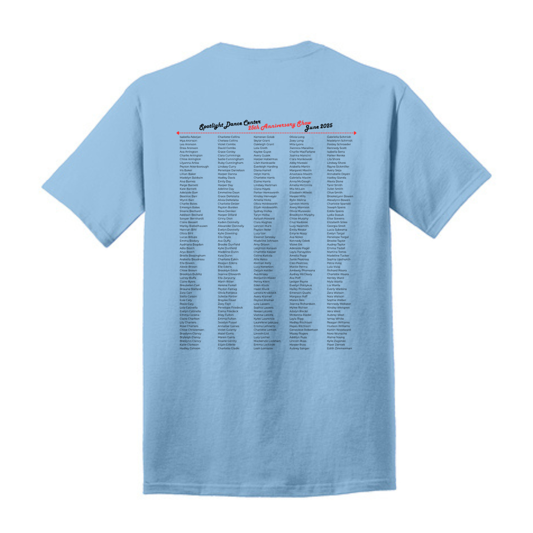Spotlight Dance Recital T-Shirt 2025