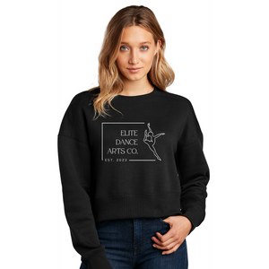 Elite Dance Women's Perfect Weight ® Fleece Cropped Crew