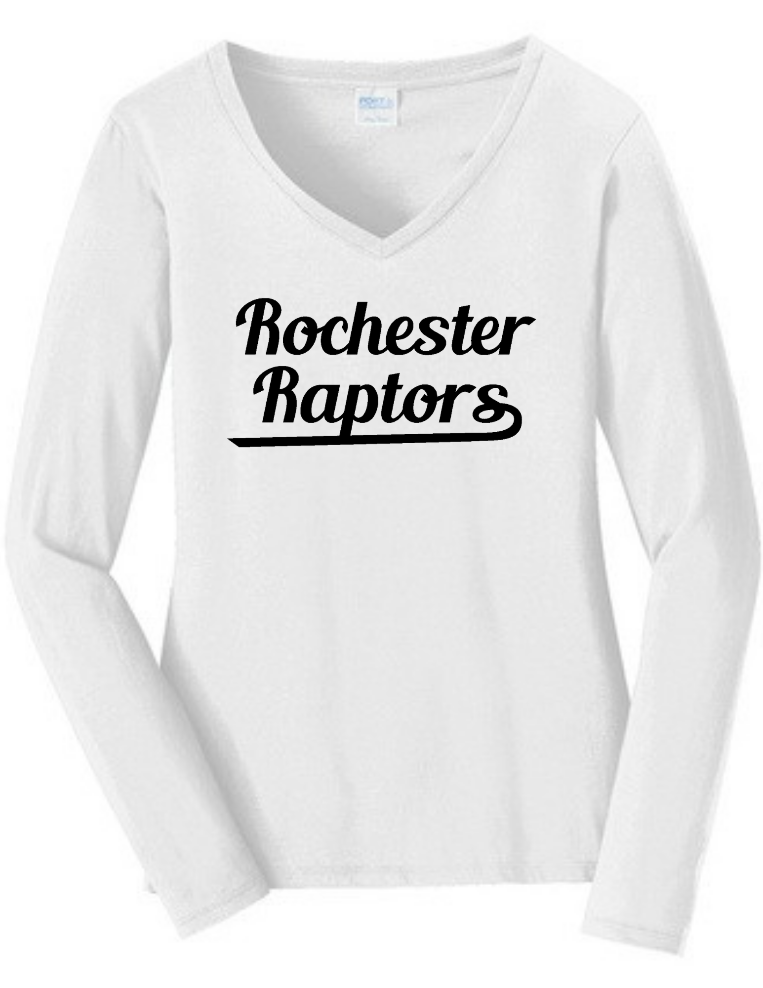 Rochester Raptors Women's Long Sleeve Fan Favorite V-Neck Tee