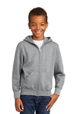 LO Youth Core Fleece Full-Zip Hooded Sweatshirt