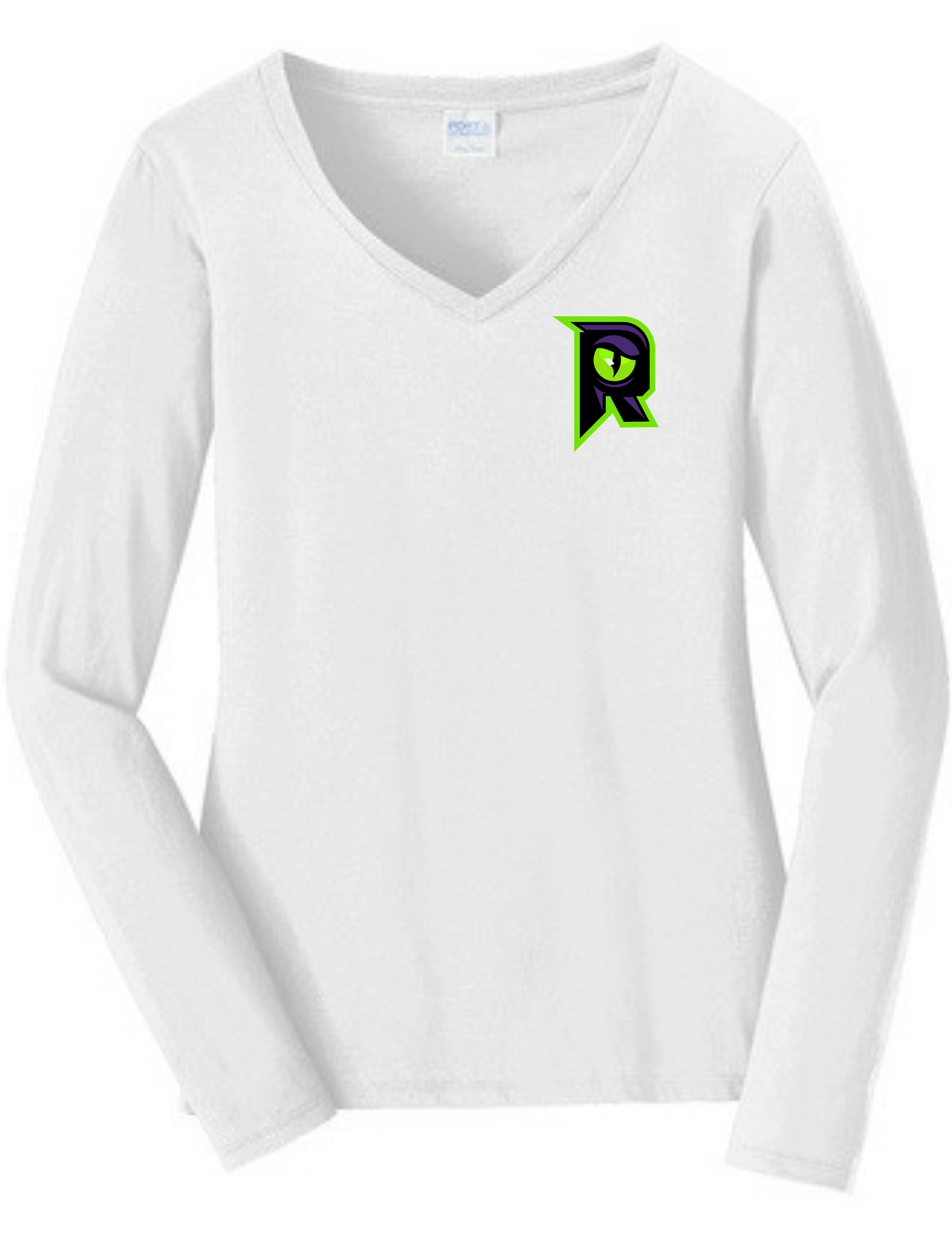 Raptors R - Women's Long Sleeve Fan Favorite V-Neck Tee
