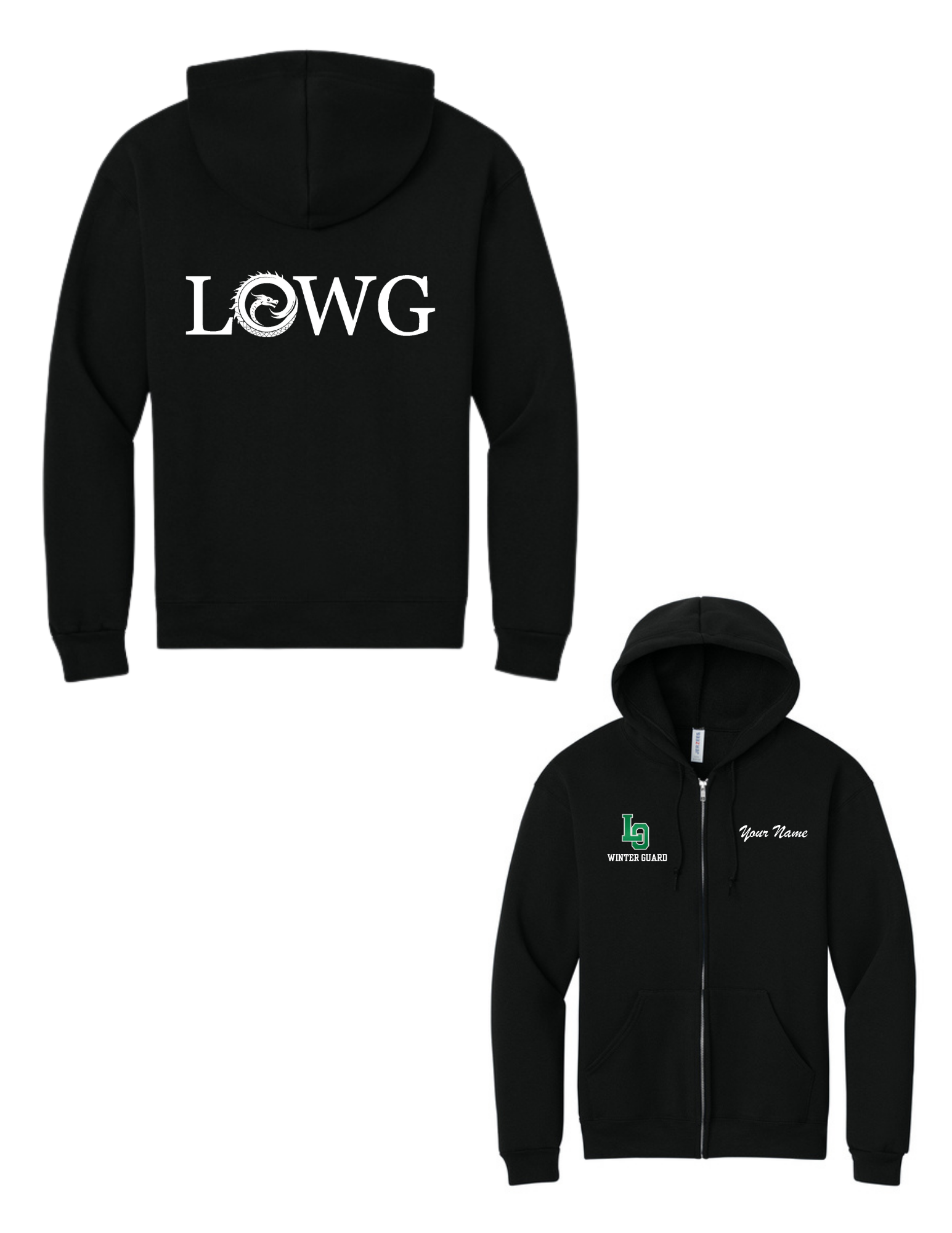 LO Winter Guard Rugged™ Unisex Full-Zip Hooded Sweatshirt