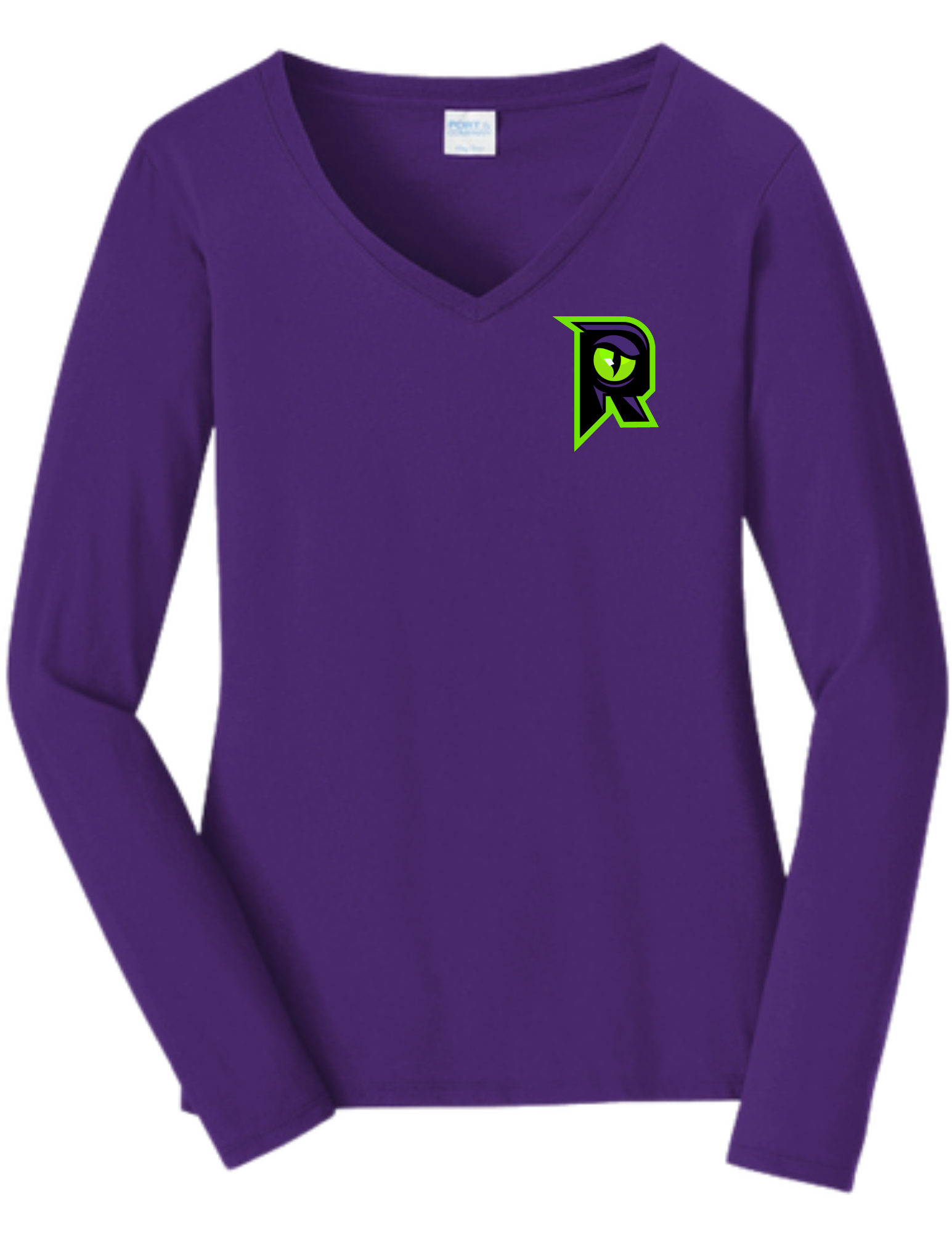 Raptors R - Women's Long Sleeve Fan Favorite V-Neck Tee