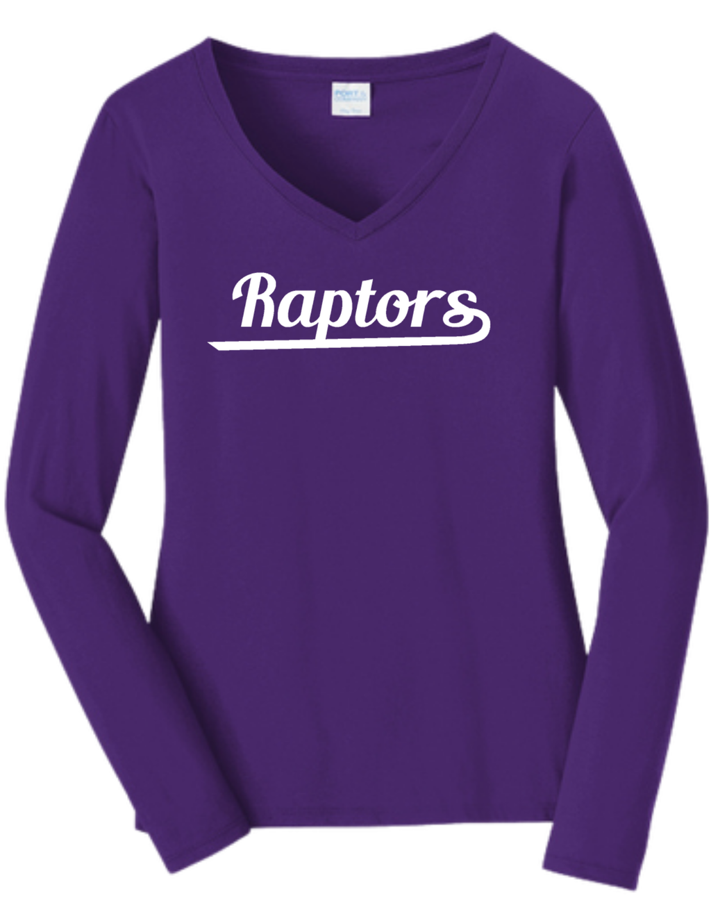 Raptors Women's Long Sleeve Fan Favorite V-Neck Tee