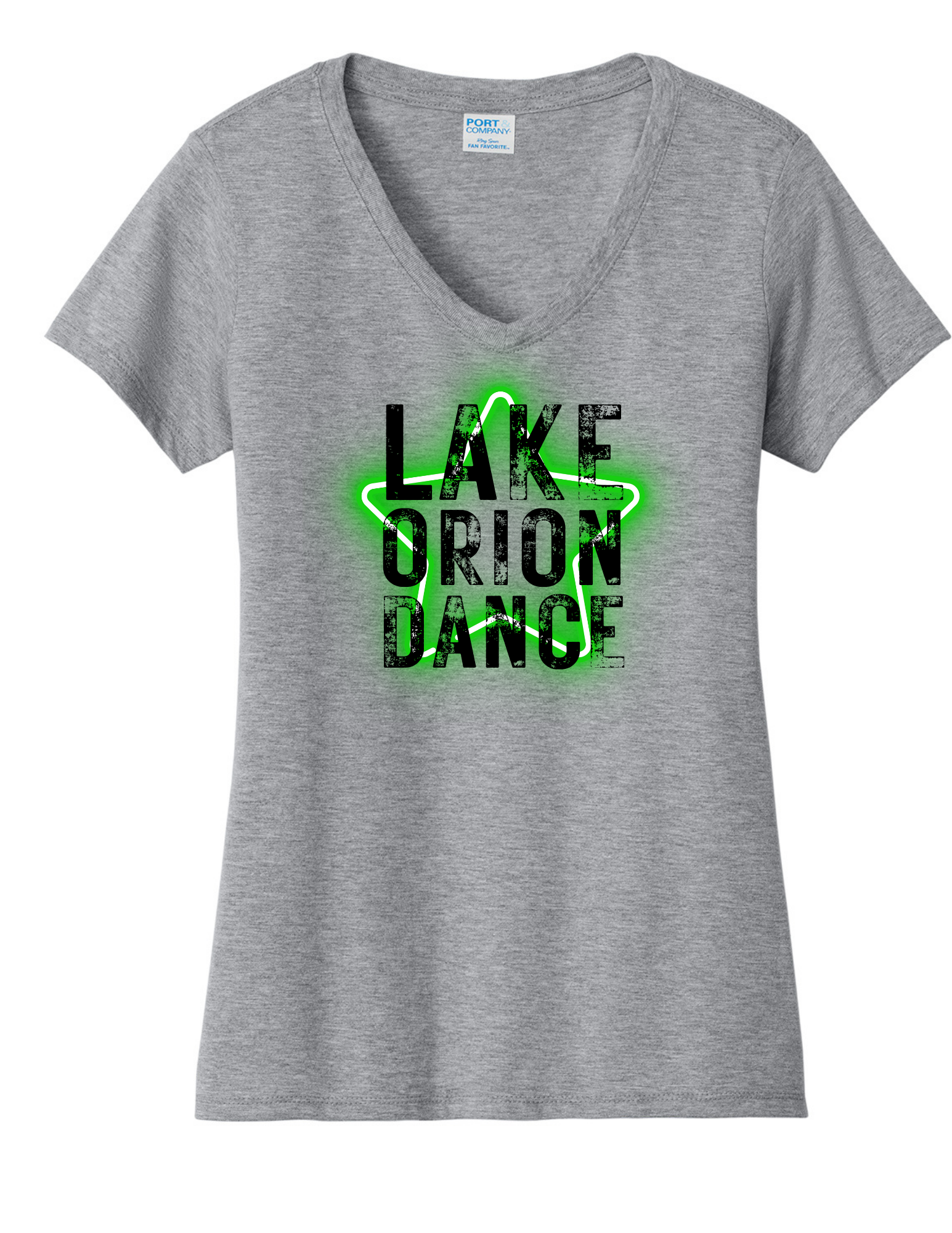 Neon LO Dance Ladies Short Sleeve Fan Favorite V-Neck T