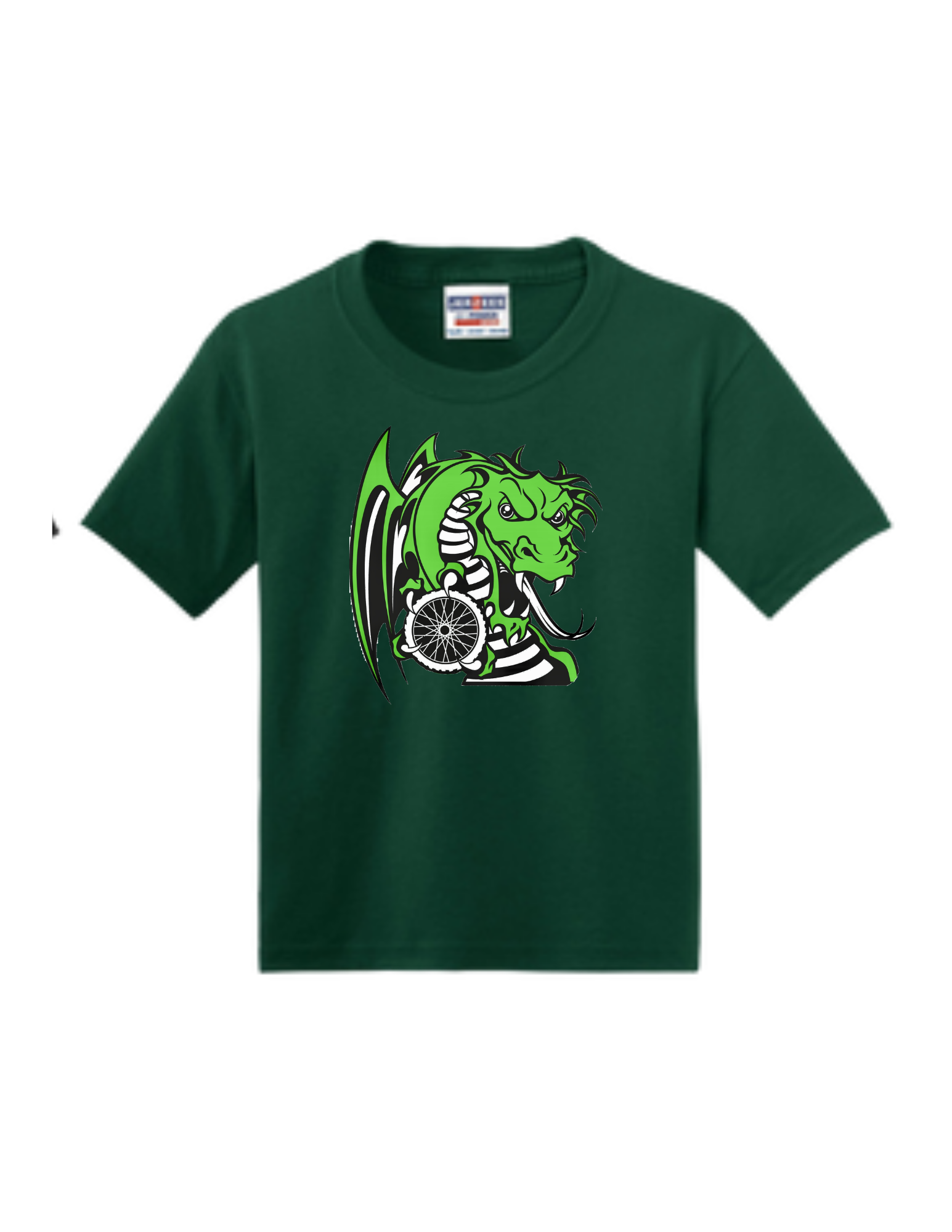 Lake Orion Cycling Dragon Youth Dri-Power® 50/50 Cotton/Poly T-Shirt