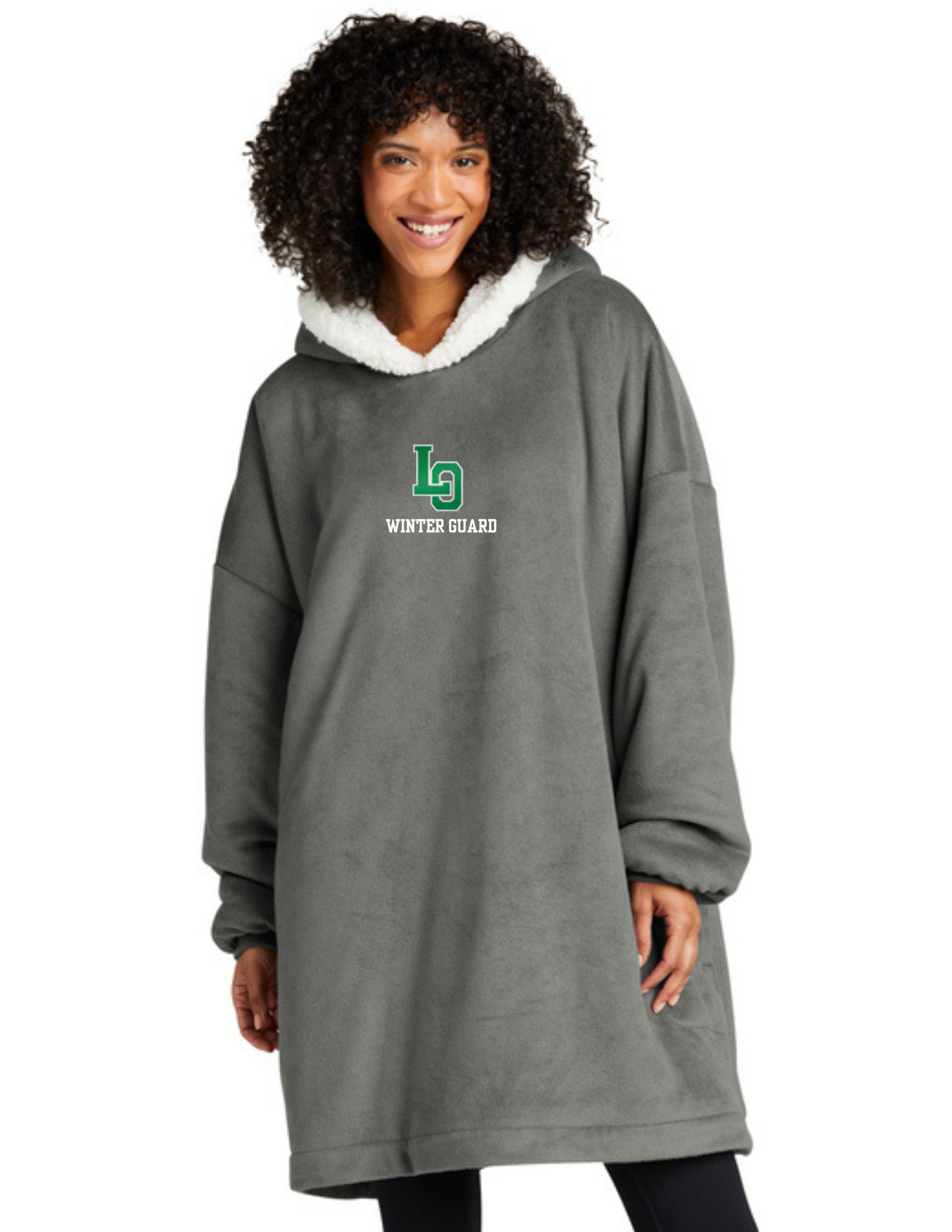 Lake Orion Winter Guard Mountain Lodge Wearable Blanket