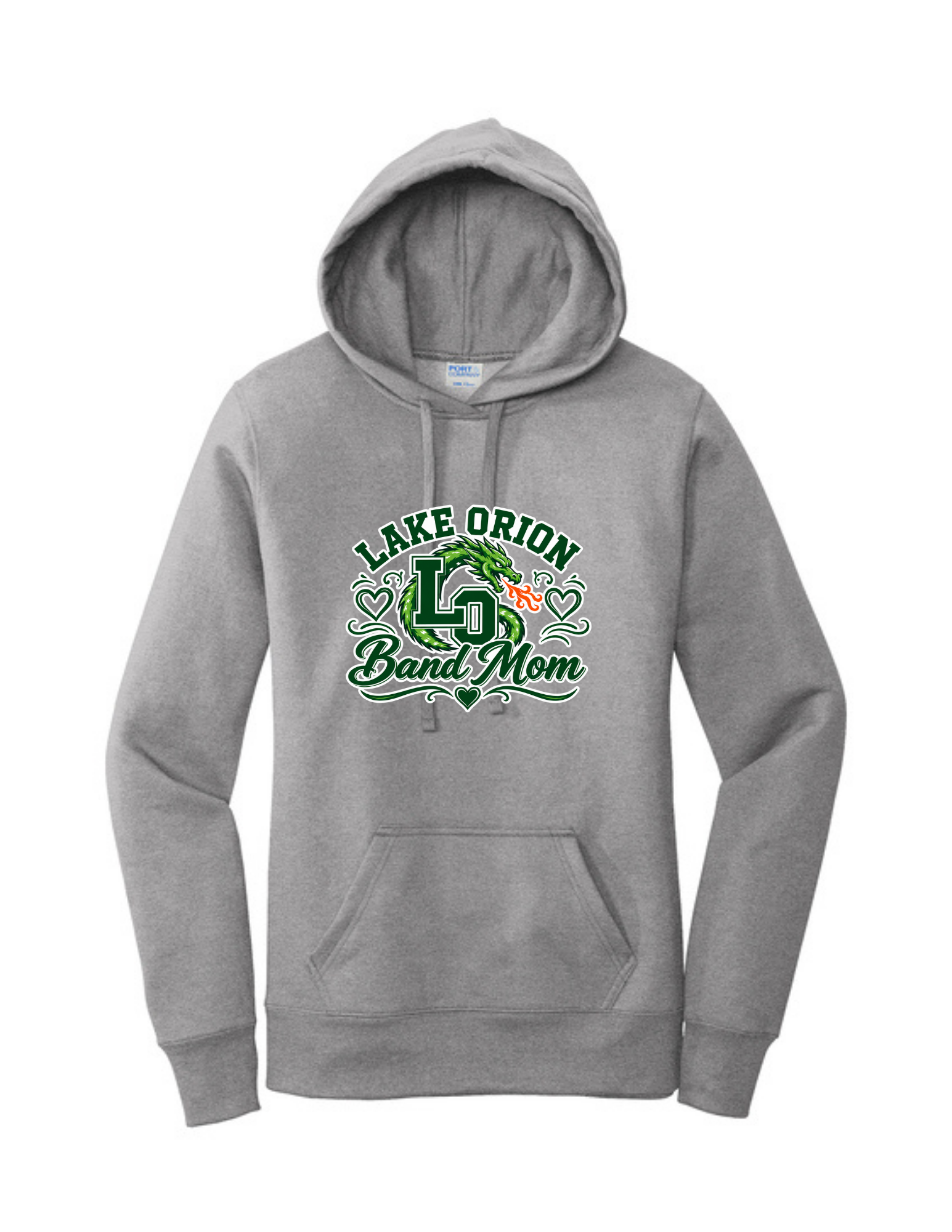 LO Band Mom Women's Core Fleece Pullover Hooded Sweatshirt